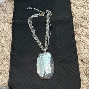 Chico’s Silver Beautiful Pendant Necklace